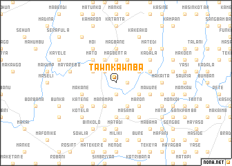 map of Tawnkawnba