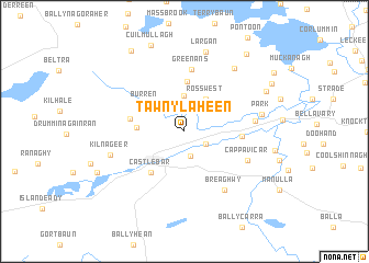 map of Tawnylaheen