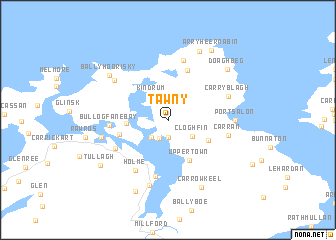 map of Tawny