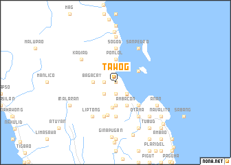 map of Tawog