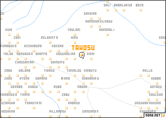 map of Tawosu