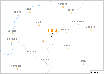 map of Tawo