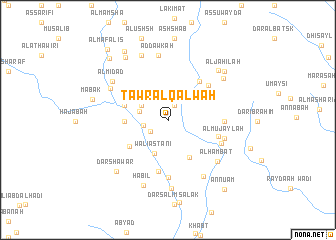 map of Ţawr al Qalwah