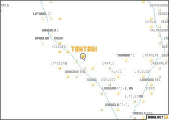 map of Tawtadi