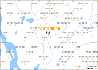 map of Tawtanigon