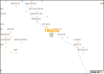 map of Tawung