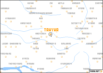 map of Tawywa