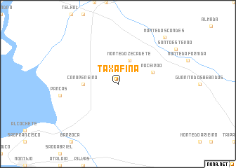 map of Taxa Fina