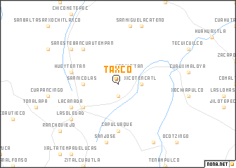 map of Taxco