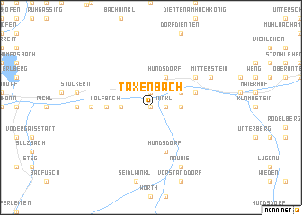 map of Taxenbach