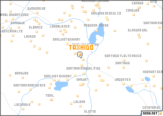 map of Taxhidó