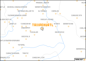 map of Taxipehuatl
