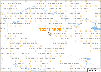 map of Taxöldern