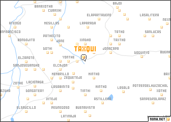 map of Taxquí