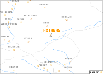 map of Taxtabaşı