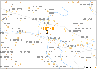 map of Tāyāb