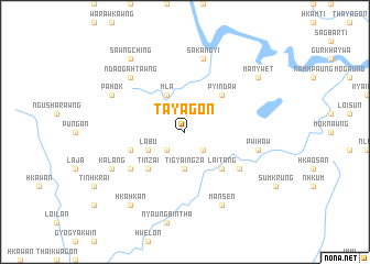 map of Tayagôn