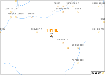 map of Tayal