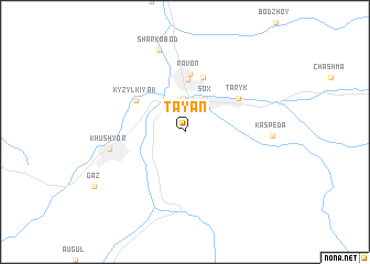 map of Tayan