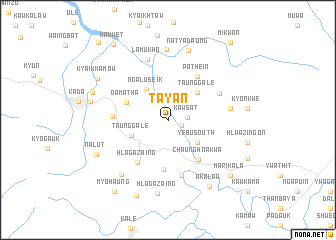 map of Tayan