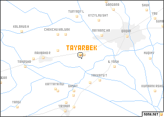 map of Tayar-Bek