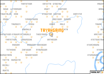 map of Tayawgaing