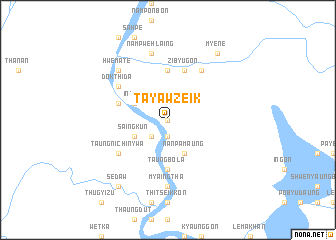 map of Tayawzeik