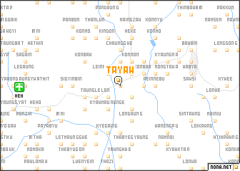 map of Tayaw