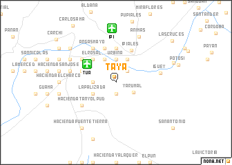 map of Taya