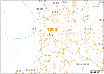 map of Taya