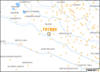 map of Ţaybah