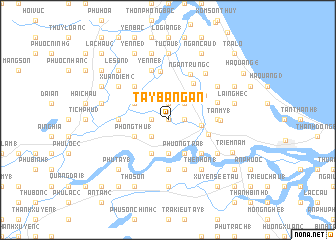 map of Tây Bắng An