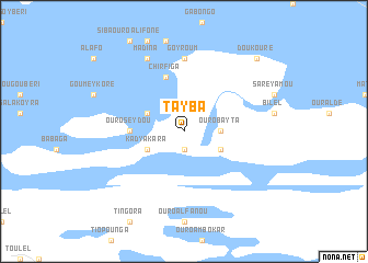 map of Tayba