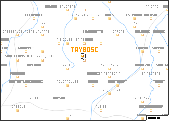 map of Taybosc