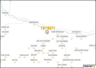 map of Tay Botī