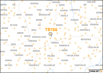 map of Taydu