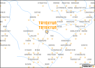 map of Tayekyun