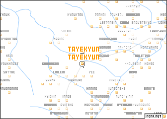 map of Tayekyun