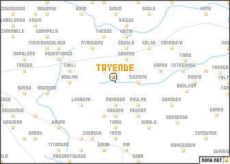 map of Tayendé