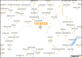 map of Tayenza