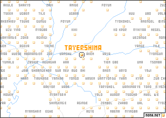 map of Tayershima