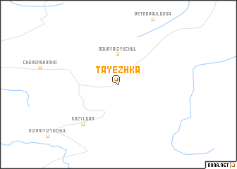 map of Tayezhka