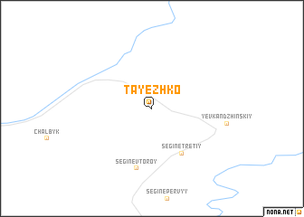 map of Tayëzhko