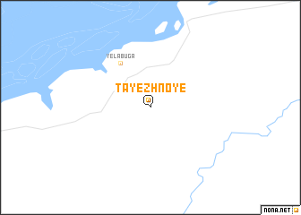 map of Tayëzhnoye
