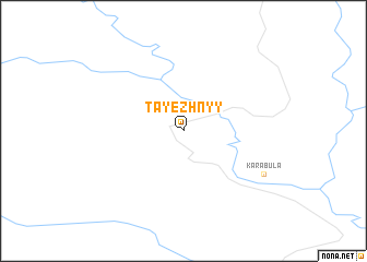 map of Tayezhnyy