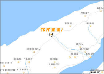 map of Tayfurköy