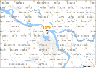 map of Tây Hồ