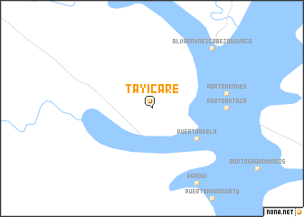 map of Tayí Caré