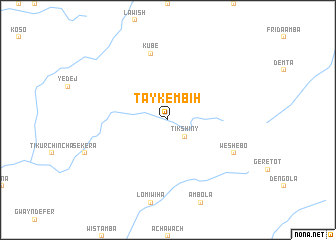 map of Tay Kʼembih