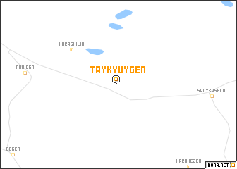 map of Taykyuygen